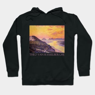 Sunset at Ambletsuse by Théo van Rysselberghe Hoodie